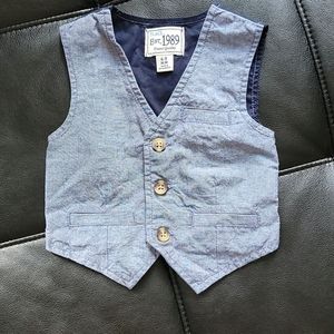 Children's Place Blue Infant Vest 6-9 months